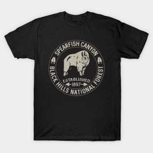 Spearfish Canyon South Dakota Mountain Goat T-Shirt